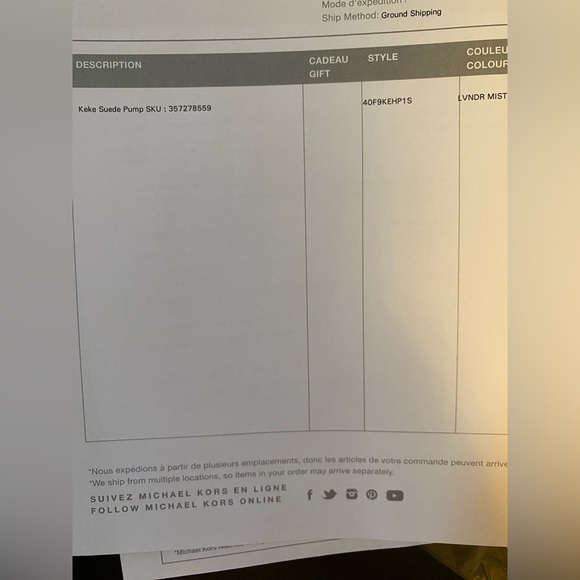 New lavender Michael Kors heels - Picture 2 of 4